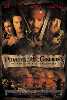 Pirates of the Caribbean: Curse of the Black Pearl poster
