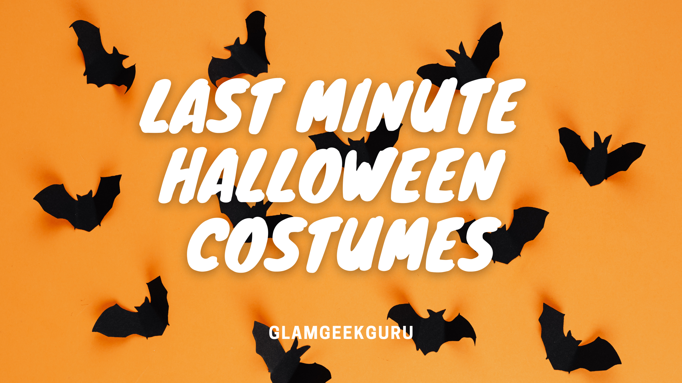 Last minute halloween costumes